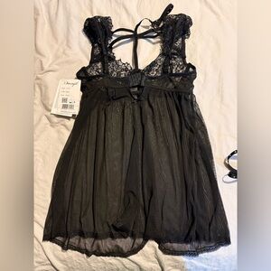 Dreamgirl babydoll lingerie set